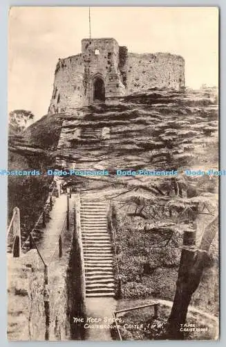 R742915 I o W Carisbrooke Castle The Keep Steps T Piper