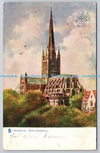 R742939 Norwich The Cathedral Raphael Tuck and Sons G E R Serie 1906