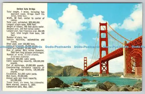 R741327 Golden Gate Bridge Smith News S F Calif Mirro Krome H S Crocker