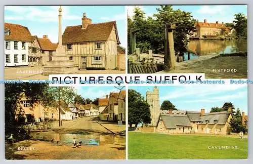 R741341 Picturesque Suffolk Kersey J Salmon Sevenoaks Multi View