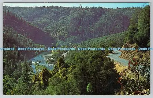 R741348 Calif Chili Bar Crossing of the South Fork American River Between George