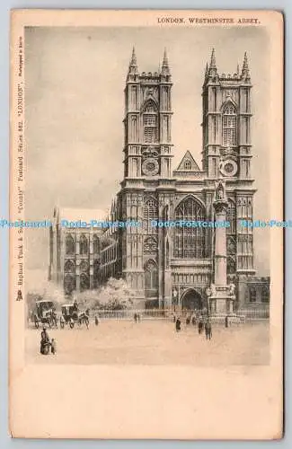 R742968 London Westminster Abbey Raphael Tuck and Sons County Serie 362