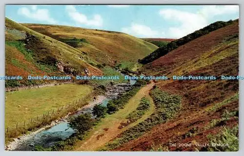 R741355 Exmoor The Doone Valley J Salmon Sevenoaks Eng PM Bude Cornwall 1964