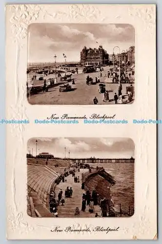 R742974 Blackpool New Promenade Raphael Tuck and Sons Double Plate Photo No 1952