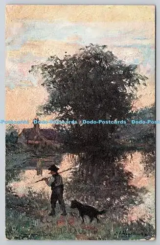 R742981 The Days Work Done Raphael Tuck and Sons Oilette Postkarte 1572