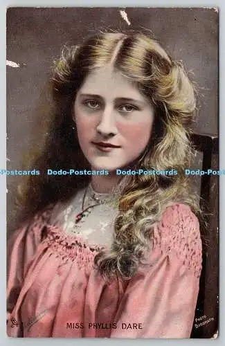 R742987 Miss Phyllis Dare Celebrities of the Stage Raphael Tuck and Sons Photoch