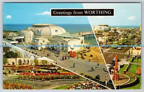 R741377 Grüße von Worthing D Constance Littlehampton Sussex Mehrfachansicht