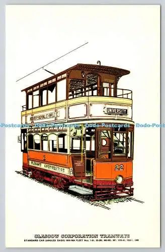 R743006 Glasgow Corporation Tramways 1910 bis 1924 Prescott Pickup Collectors R