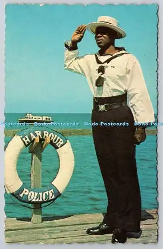 R743043 The Harbour Police Bridgetown Barbados B W I Dexter H Frisch J A Chabrol