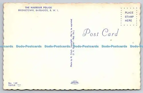 R743043 The Harbour Police Bridgetown Barbados B W I Dexter H Frisch J A Chabrol