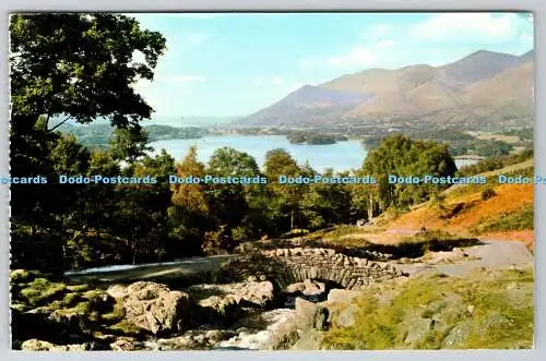 R741449 Skiddaw Ashness Bridge Derwentwater and Bassenthwaite H Webster Hellvelly