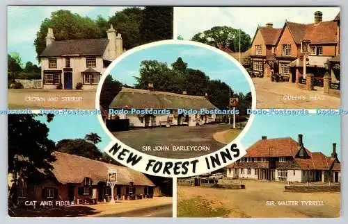 R741476 New Forest Inns Cat and Fiddle J Salmon Sevenoaks 1971 Multi View