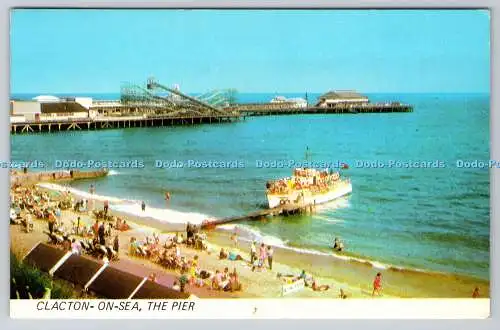 R741477 Clacton on Sea The Pier A Sapphire Card 1975