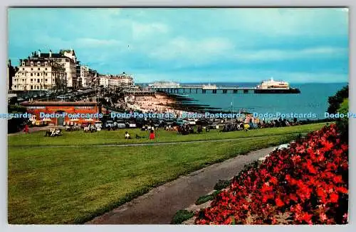 R741482 Eastbourne The Beach and Pier From the Wish Tower Photo Precision Colour