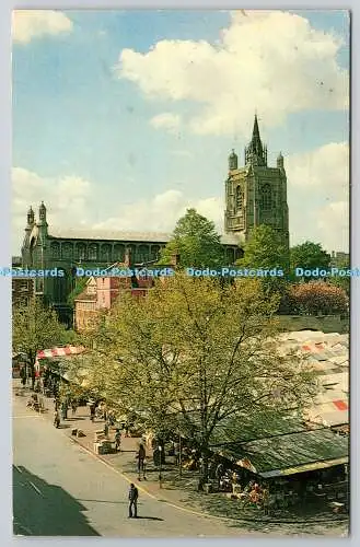 R743094 St Peter Mancroft Kirche und Marktplatz Norwich Jarrold Royal Mail 350