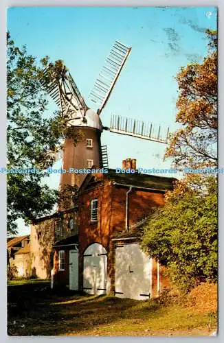 R743095 Fünfsegel-Windmühle in Alford Lincs A Dixon Lotus PM Lincolnshire 1970