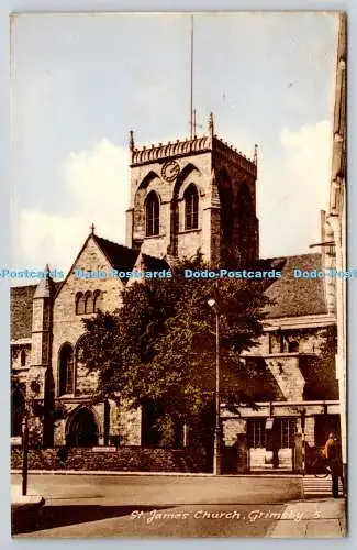 R743103 St James Church Grimsby PM Lincs 1962