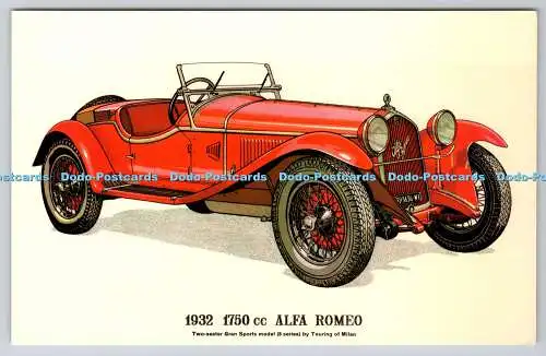 R741493 1932 1750 ccm Alfa Romeo Fine Art Lithographie Prescott Pickup