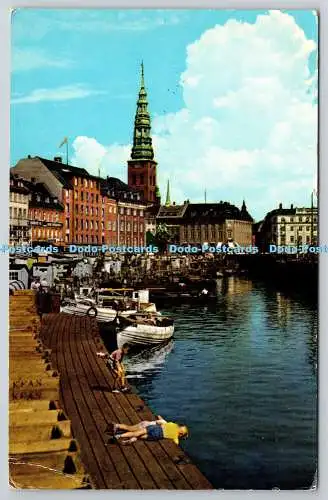 R743135 Copenhagen Gammel Strand Rudolf Olsen Kunstforlag Dänemark 1971