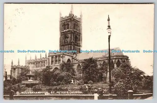 R742526 Wolverhampton St Peter Church Raphael Tuck and Sons Town and City Postca