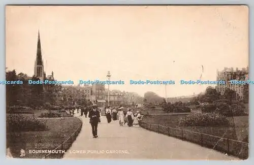 R742531 Bournemouth Lower Public Gardens Raphael Tuck and Sons Town and City Pos