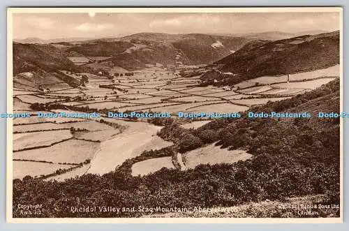 R742536 Aberystwyth Rheidol Valley and Stag Mountain Raphael Tuck and Sons