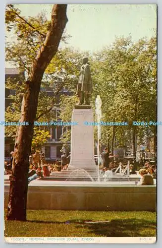 R743148 Roosevelt Memorial Grosvenor Square Cotman Color Jarrold PM London W I 1