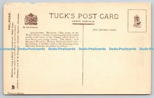 R742549 Abbotsford Melrose Raphael Tuck and Sons Phototype