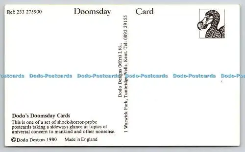 R743169 Doomsday Cards Dodo Designs 1980 Kent