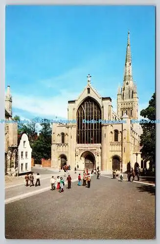 R743174 The West Front Norwich Cathedral Jarrold