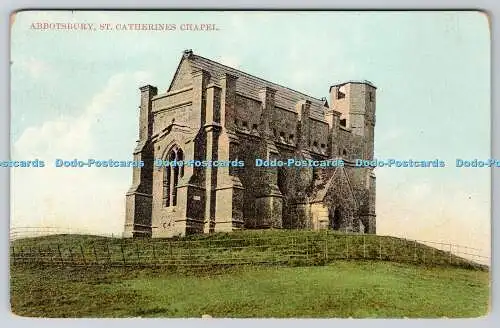 R742566 Abbotsbury St Catherines Chapel Raphael Tuck and Sons Ansichtskarte J F