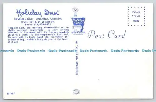 R742576 Kanada Ontario Hespeler Galt Holiday Inn Peterborough Post Card Co Ltd