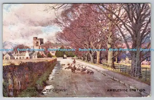 R742583 Keswick Crosthwaite Church Ambleside Station Raphael Tuck and Sons 1910