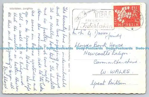 R743196 Interlaken Jungfrau Postkartenverlag Engelberger Stans 1962