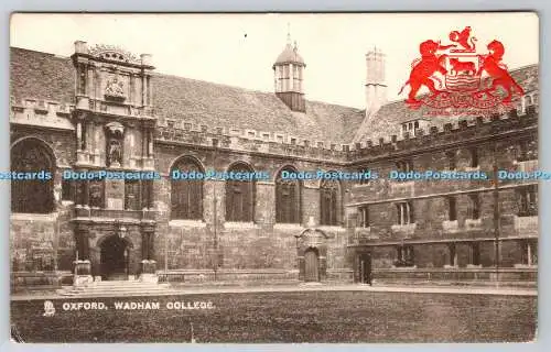 R742590 Oxford Wadham College Raphael Tuck and Sons Town and City Serie 2147 19