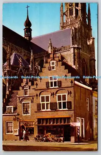 R743224 Breda Oude gevels Grote Markt W S B 1961