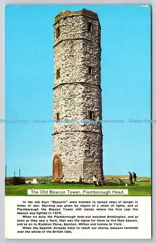 R742647 Flamborough Head The Old Beacon Tower Bamforth and Co Ltd Color Gloss Vi