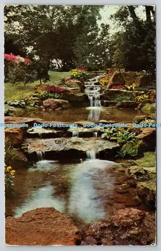 R743376 A Park with a Waterfall J Salmon Ltd PM Cambridge 1965