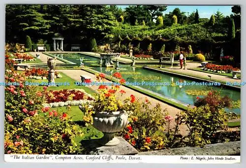 R738522 Dorset Poole Canford Cliffs Compton Acres The Italian Garden John Hinde