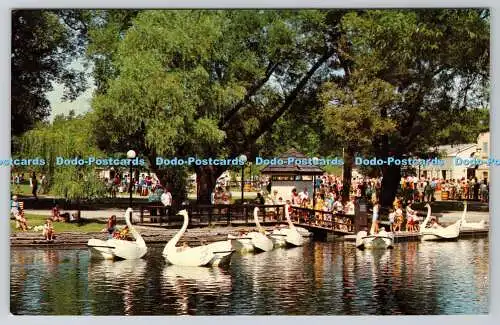 R738524 Toronto Ontario Islands Swan Boat Ride W J L Gibbons AMPA Metro Toronto