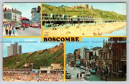 R738587 Boscombe Sea Road Strand mit Blick nach Osten und Westen Christchurch Road Foto Pr