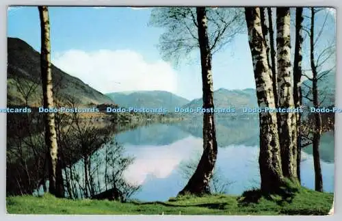 R738593 England Cumbria Reflections at Ullswater G P Abraham Keswick City postma