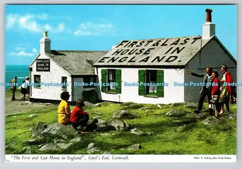 R744788 Cornwall Land End The First and Last House in England John Hinde Ltd E L