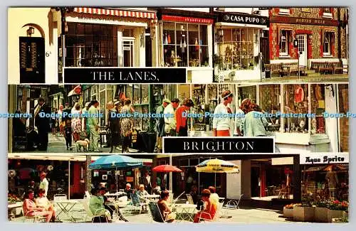 R738632 Brighton The Lanes D Constance Limited Littlehampton Postkarte 1981 Multi