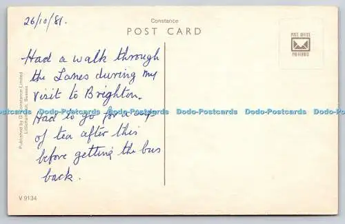 R738632 Brighton The Lanes D Constance Limited Littlehampton Postkarte 1981 Multi