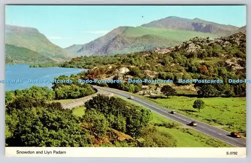 R744805 Snowdon and Llyn Padarn E T W Dennis and Sons Ltd Photocolour 1985