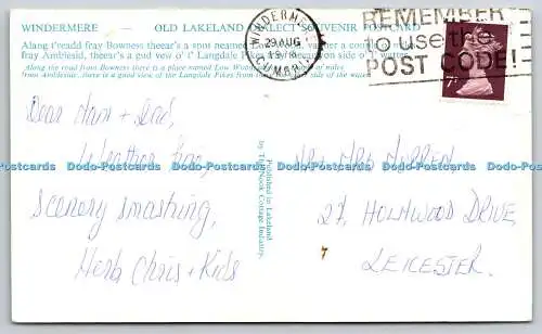 R738687 England Cumbria Windermere The Nook Cottage Industry Lakeland 1978 Old L