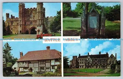 R738703 Battle Abbey Norman Stone Gateway Cloisters Pilgrims Rest V Bennett Maid