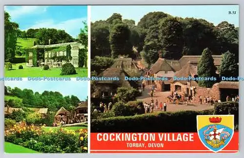 R738705 Devon Torbay Cockington Village Harvey Barton Briston England Postkarte M