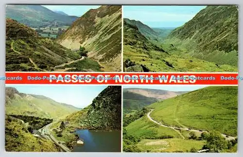 R744867 Pässe von Nordwales Llanberis Pass Hufeisenpass Sychnant Pass E T W